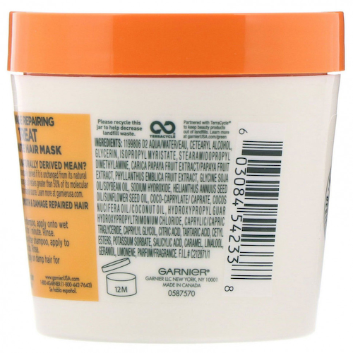 Garnier, Fructis, маска для восстановления поврежденных волос за 1 минуту, с экстрактом папайи, 100 мл #1