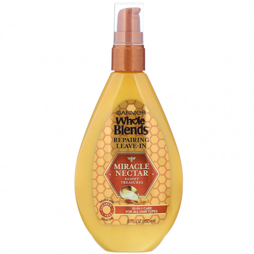 Garnier, Whole Blends, Miracle Nectar, несмываемое восстанавливающее средство для волос, «Медовые сокровища», 150 мл #1