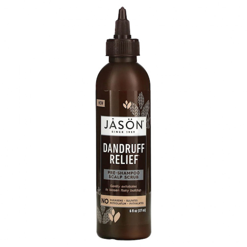 Jason Natural, Dandruff Relief, скраб для кожи головы перед использованием шампуня, 177 мл (6 жидк. Унций) #1