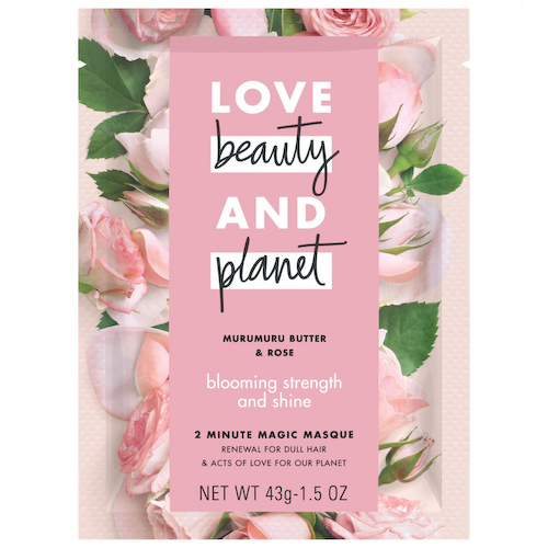 Love Beauty and Planet, 2 Minute Magic Masque, масло мурумуру и роза, 43 г (1,5 унции) #1
