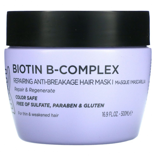 Luseta Beauty, Biotin B-Complex, восстанавливающая маска для волос, предотвращающая ломкость, 500 мл (16,9 жидк. Унции) #1