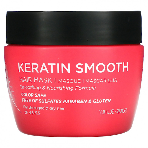 Luseta Beauty, Keratin Smooth, маска для волос, 500 мл (16,9 жидк. Унции) #1