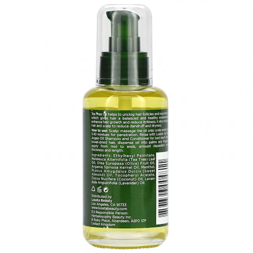 Luseta Beauty, Масло чайного дерева, средство для волос и кожи головы с аргановым маслом, 100 мл (3,38 жидк. Унции) #1