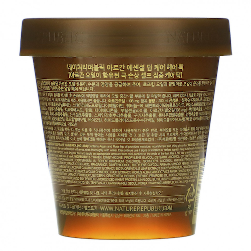 Nature Republic, маска для интенсивного восстановления волос, с аргановым маслом, 200 мл (6,76 жидк. унции) #1