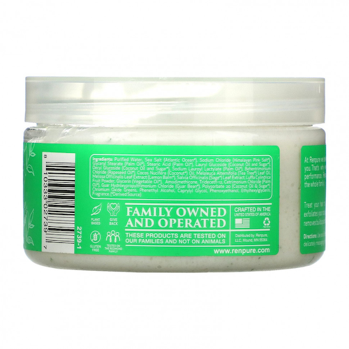 Renpure, Tea Tree Lemon Sage, скраб для кожи головы, 118 мл (4 унции) #1