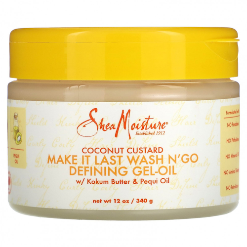 SheaMoisture, Make It Last Wash N'Go Defining, гель-масло, кокосовый крем, 340 г (12 унций) #1