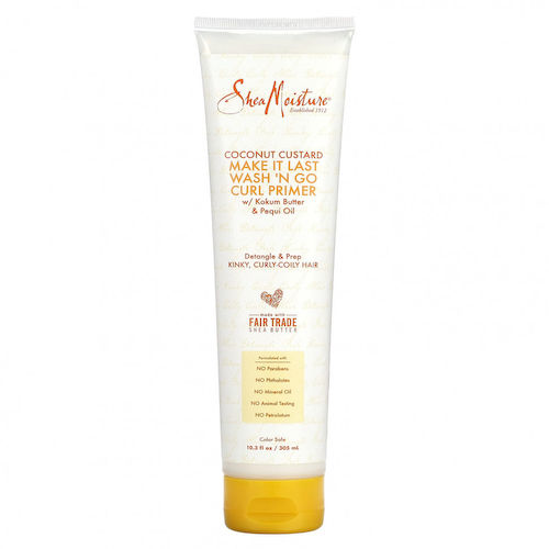 SheaMoisture, Make It Last Wash 'N Go Curl Primer, кокосовый крем, 305 мл (10,3 жидк. Унции) #1
