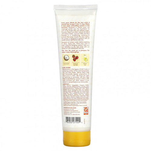 SheaMoisture, Make It Last Wash 'N Go Curl Primer, кокосовый крем, 305 мл (10,3 жидк. Унции) #1
