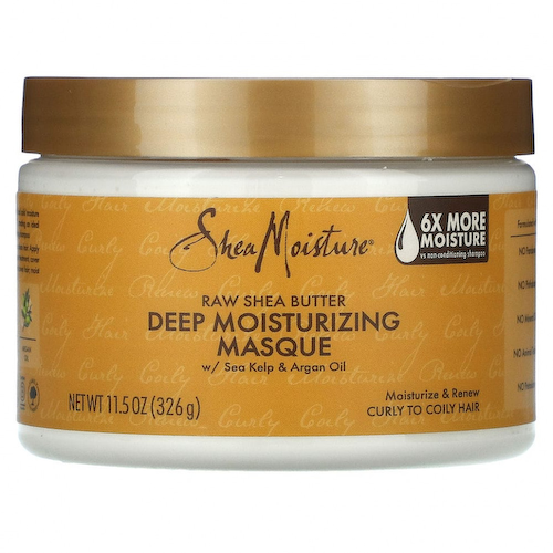 SheaMoisture, маска для глубокого ухода, необработанное масло ши, 340 г (12 унций) #1