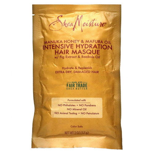 SheaMoisture, маска для интенсивного увлажнения волос с медом манука и маслом мафуры, 59 мл (2 жидк. унции) #1