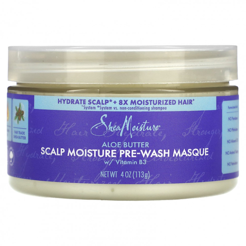 SheaMoisture, Увлажняющая маска для кожи головы, масло алоэ, 113 г (4 унции) #1
