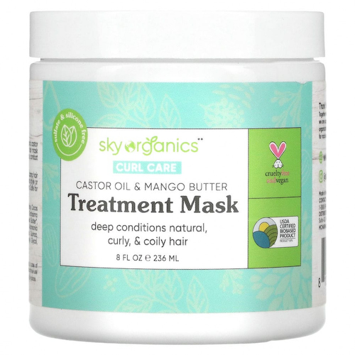 Sky Organics, Curl Care, лечебная маска, 236 мл (8 жидк. Унций) #1