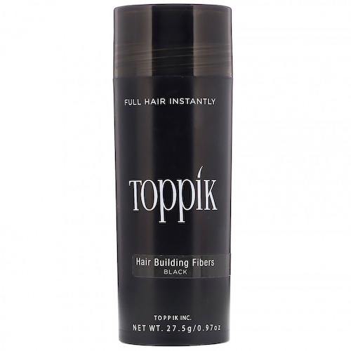 Toppik, Hair Building Fibers, загуститель для волос, оттенок черный, 27,5 г (0,97 унции) #1