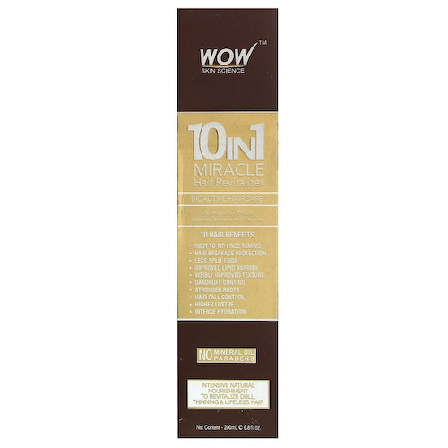 Wow Skin Science, 10 in 1 Miracle, средство для восстановления волос, 200 мл (6,8 жидк. унции) #1
