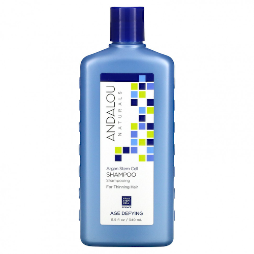 Andalou Naturals, шампунь, антивозрастной, от выпадения волос, стволовые клетки арганы, 340 мл (11,5 жидк. унций) #1