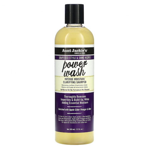 Aunt Jackie's Curls & Coils, Power Wash, интенсивный очищающий шампунь, 355 мл (12 жидк. Унций) #1