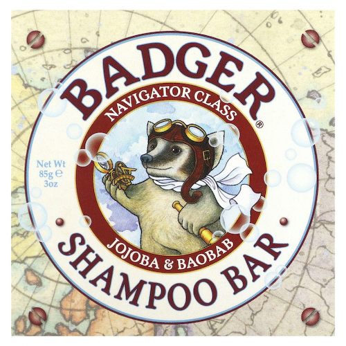Badger Company, Шампунь, жожоба и баобаб, 85 г (3 унции) #1