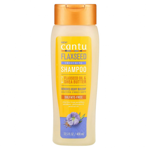 Cantu, Разглаживающий шампунь из семян льна, 400 мл (13,5 жидк. Унции) #1