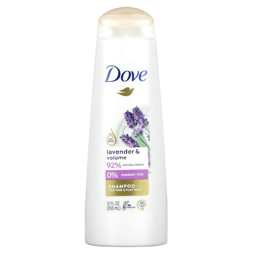 Dove, Шампунь, для тонких плоских волос, лаванда и объем, 355 мл (12 жидк. Унций) #1