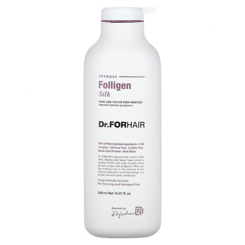Dr.ForHair, Folligen, шампунь из оригинального шелка, 500 мл (16,91 жидк. Унции) #1