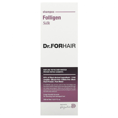Dr.ForHair, Folligen, шампунь из оригинального шелка, 500 мл (16,91 жидк. Унции) #1
