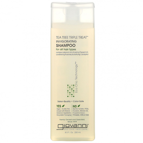 Giovanni, Tea Tree Triple Treat, укрепляющий шампунь, для всех типов волос, 250 мл (8,5 жидк. унции) #1