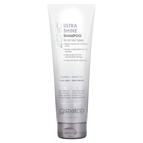 Giovanni, Ultra Shine Shampoo, For All Hair Types, Tsubaki + White Tea, 8.5 fl oz (250 ml) #1