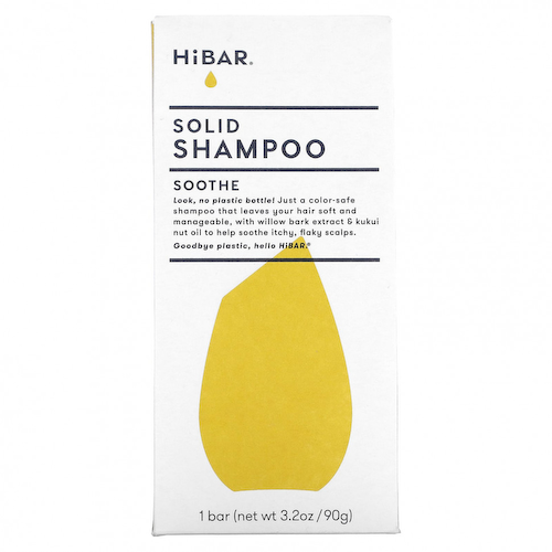 HiBAR, Solid Shampoo, Soothe, 1 шт., 90 г (3,2 унции) #1