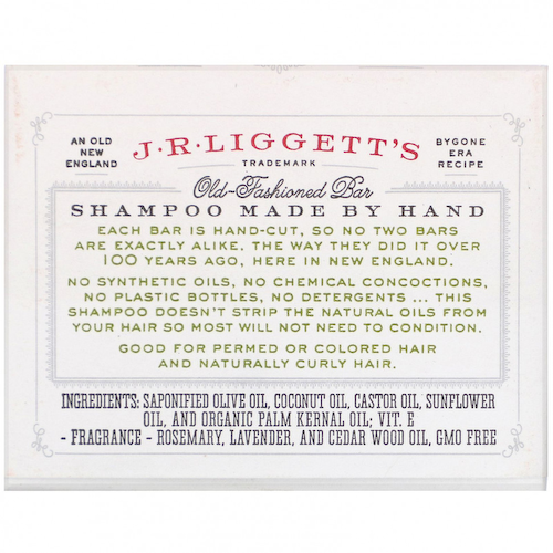 J.R. Liggett's, Old Fashioned Shampoo Bar, Herbal Formula, 3.5 oz (99 g) #1