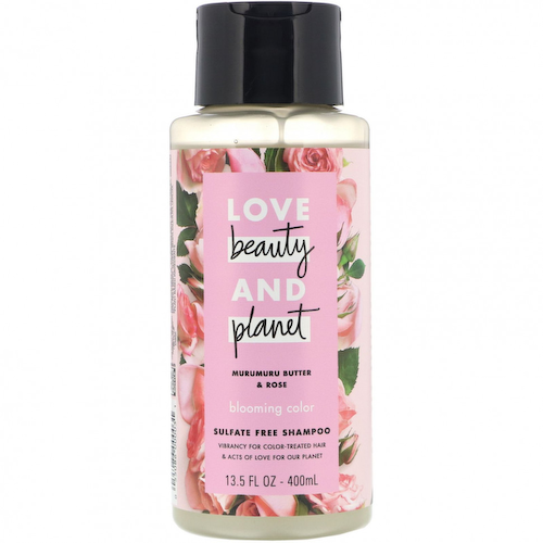 Love Beauty and Planet, Шампунь для яркости цвета волос, «Масло мурумуру и роза», 400 мл #1