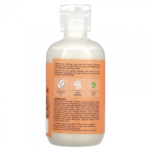SheaMoisture, Curl & Shine Shampoo, для густых вьющихся волос, кокос и гибискус, 95 мл (3,2 жидк. Унции) #1