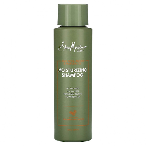 SheaMoisture, Для мужчин, увлажняющий шампунь, необработанное масло ши и масло мафуры, 444 мл (15,8 унции) #1