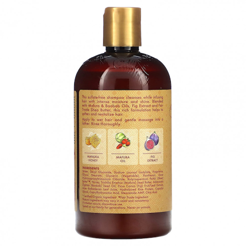 SheaMoisture, Manuka Honey & Mafura Oil, шампунь для интенсивного увлажнения, для очень сухой кожи, для поврежденных волос, 384 мл (13 жидк. Унций) #1