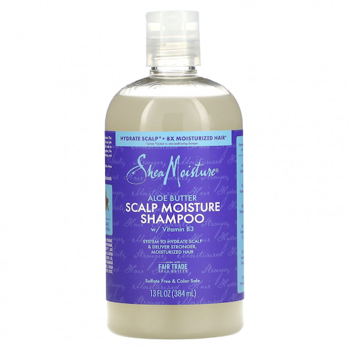 SheaMoisture, Увлажняющий шампунь для кожи головы, масло алоэ, 384 мл (13 жидк. Унций) #1