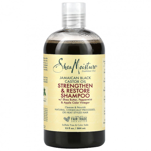 SheaMoisture, ямайское черное касторовое масло, укрепляющий и восстанавливающий шампунь, 384 мл (13 жидк. унций) #1