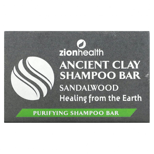 Zion Health, Ancient Clay, шампунь и мыло, сандаловое дерево, 70 г (6 унций) #1