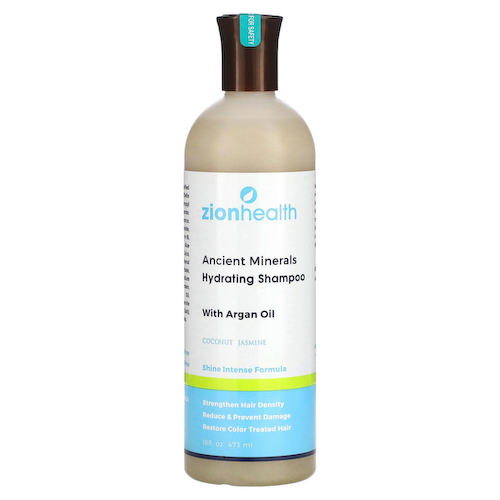 Zion Health, Ancient Minerals, увлажняющий шампунь с аргановым маслом и кокосовым жасмином, 473 мл (16 жидк. Унций) #1