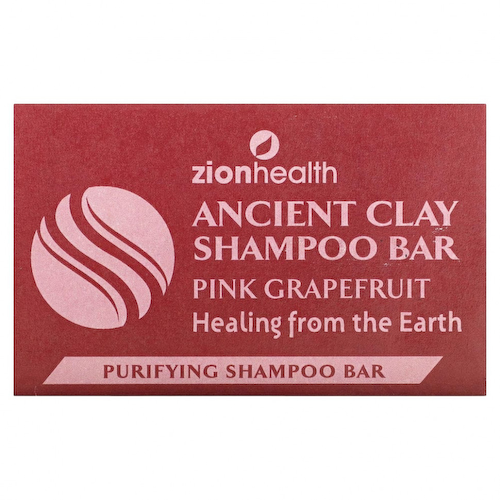 Zion Health, Шампунь с античной глиной, розовый грейпфрут, 70 г (6 унций) #1