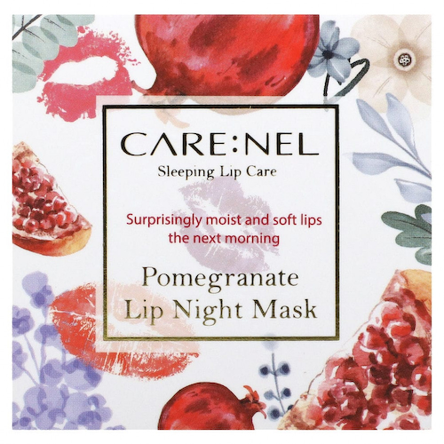 Care:Nel, Sleeping Lip Care, ночная маска для губ, гранат, 23 г (0,81 унции) #1