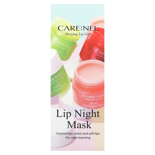 Care:Nel, Sleeping Lip Care, ночная маска для губ, ягодная, 3 шт. По 5 г (0,17 унции) #1