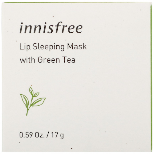 Innisfree, Ночная маска для губ с зеленым чаем, 17 г (0,59 унции) #1