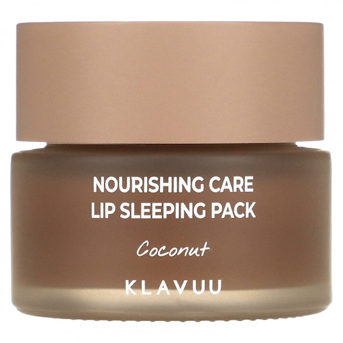 KLAVUU, Nourishing Care, ночная маска для губ, кокос, 20 г (0,70 унции) #1