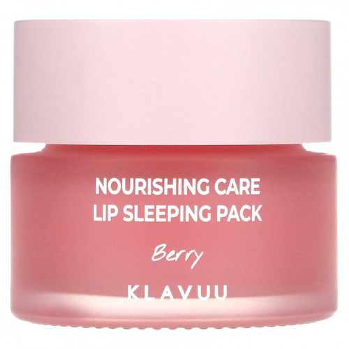 KLAVUU, Nourishing Care, ночная маска для губ, ягодная, 20 г (0,70 унции) #1