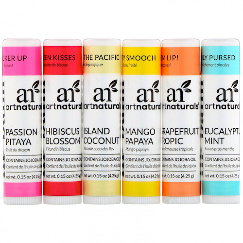 Artnaturals, Набор бальзамов для губ, 6 бальзамов для губ, 4,25 г (0,15 унции) #1