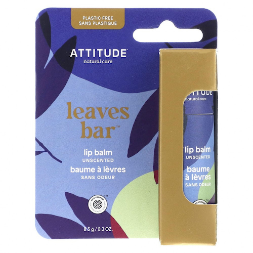 ATTITUDE, Leaves Bar, бальзам для губ, без запаха, 8,5 г (0,3 унции) #1