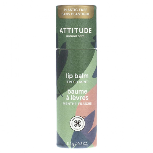 ATTITUDE, Leaves Bar, бальзам для губ, свежая мята, 8,5 г (0,3 унции) #1