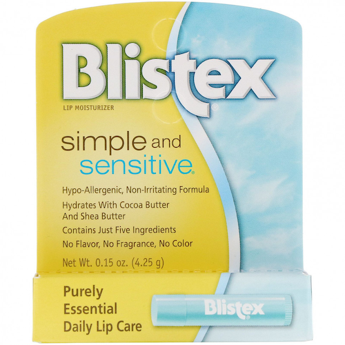 Blistex, Simple and Sensitive, увлажняющее средство для губ, 4,25 г (0,15 унции) #1