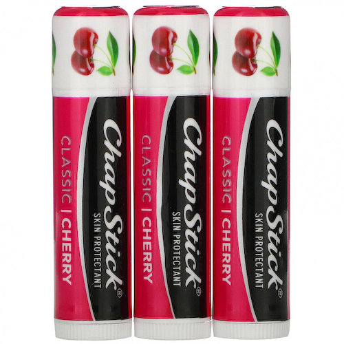 Chapstick, Защитный бальзам для губ, «Классическая вишня», 4 г каждый #1