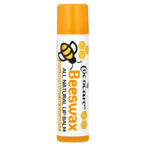 Cococare, Beeswax,полностью натуральный бальзам для губ, 4,2 г (15 унций) #1