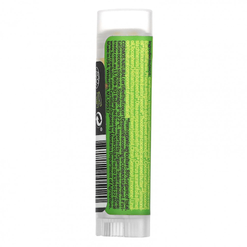 Hurraw! Balm, Бальзам для губ, Лайм, 0,15 унций (4.3 г.) #1